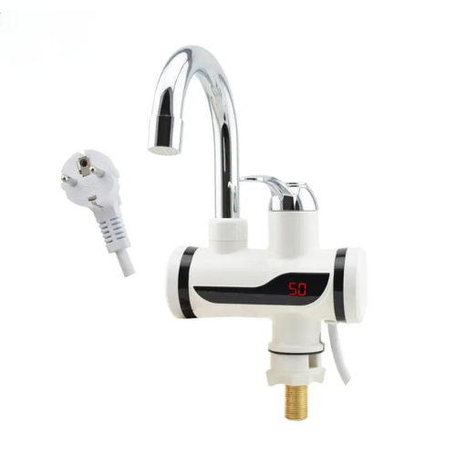 Electric Instant Water Heating Tap with LED Temperature Display Hot Water Faucet